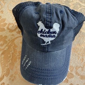Cute baseball cap for the chicken lover!